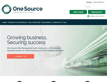 Tablet Screenshot of onesourcerm.com